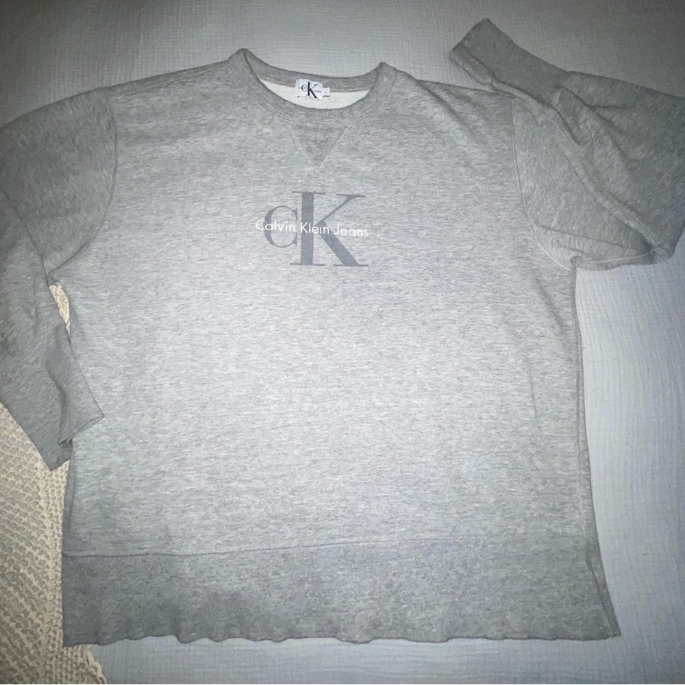 Calvin Klein Jeans Heather Gray Pullover
